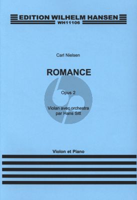 Nielsen Romance Op.2 Violin and Piano (Edited by Hans Sitt)