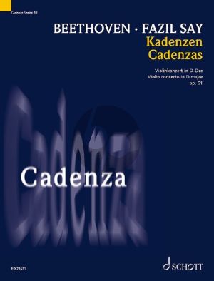 Say Cadenza to Beethovens Violin Concerto D major Op. 61