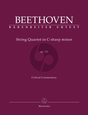 String Quartet in C-sharp minor Op. 131 (Critical commentary) (Jonathan Del Mar)