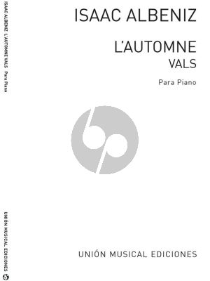 Albeniz L'Automne Vals Op.170 Piano