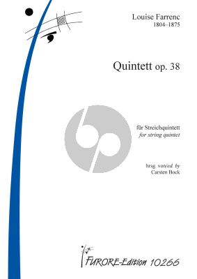 Farrenc Quintett Op. 38 2 Violinen, Viola, Violoncello und Kontrabass (Part./Stimmen) (Carsten Bock)