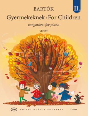 Bartok For Children Vol. 2 Piano solo (based on Slovak Folk Tunes) (edited by Vera Lampert and László Vikárius)