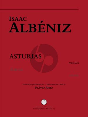Albeniz Asturias for Guitar in the Original Key of G Minor (Transcription by Flavio Arpo)