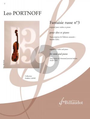 Portnoff Russian Fantasy 3 for Viola - Piano (Arr. Arielle Gill)