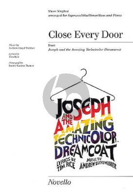 Lloyd Webber Close Every Door for SATB with Piano (Arranged by Barrie Carson Turner)