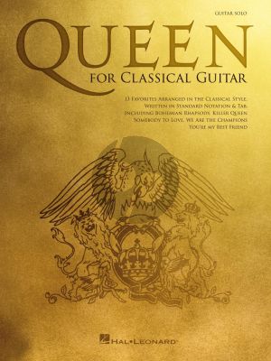 Queen for Classical Guitar (Standard Notation & Tab)