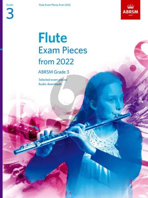 Flute Exam Pieces 2022-2025 Grade 3 (Book with Audio online)
