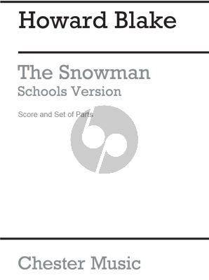 Blake The Snowman - Schools Version Score and Parts