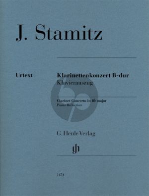 Stamitz Konzert B-dur Klarinette und Orchester (Klavierauszug) (Nicolai Pfeffer)