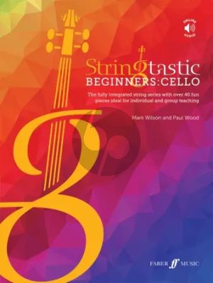 Wood Wilson Stringtastic Beginner Cello (Instrumental Solo) Book with Online Audio