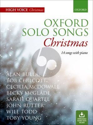 Oxford Solo Songs: Christmas High Voice with Piano (14 Songs) (Book with Audio online)