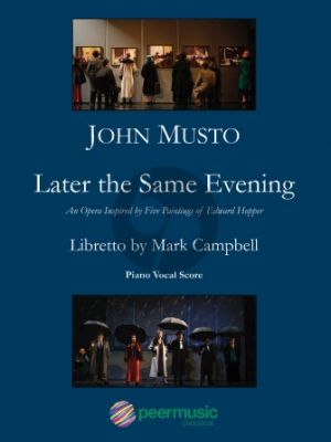 Musto Later the Same Evening Vocal Score