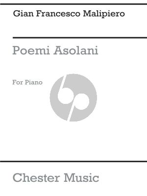 Malipiero Poemi Asolani for Piano solo