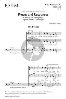 Shephard Preces and Responses SATB