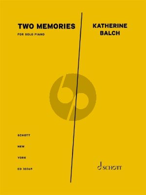 Balch Two Memories Piano solo