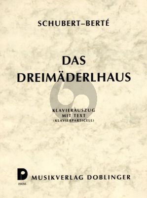 Schubert Das Dreimaderlhaus Klavierauszug (Heinrich Berte)