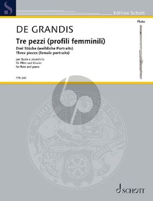 Grandis Three Pieces (female Portraits) for Flute and Piano