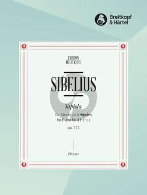 Sibelius Tapiola Op. 112 Piano 4 hds (arr. by Einar Englund and Peter Lönnqvist)