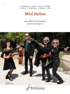 Mini Helios for Flute and String Trio (Score Only)