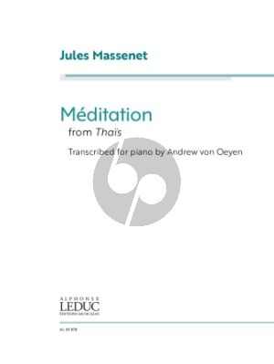 Massenet Meditation from Thaïs Piano solo (transcr. Andrew von Oeyen)