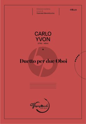 Yvon Duetto for 2 Oboes (edited by Gabriele Mendolicchio)