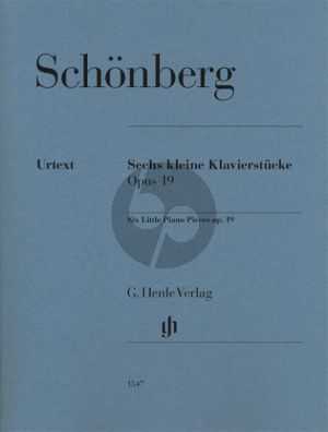 Schoenberg 6 Little Piano Pieces Op.19 Piano solo (Editor Norbert Mullemann - Fingering Emanuel Ax)