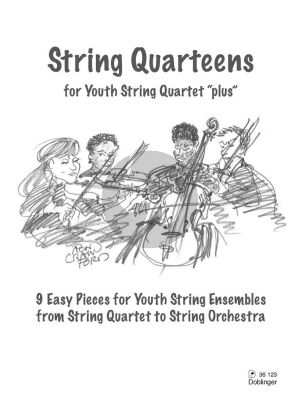 String Quarteens for Youth String Quartet (plus" 9 easy pieces for Youth String Ensembles) (Score/Parts)