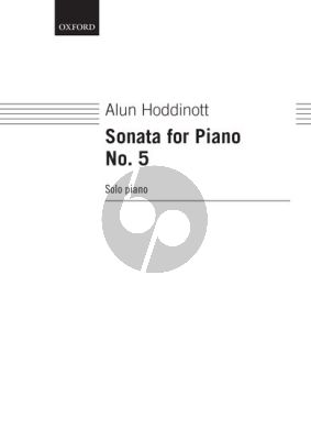 Hoddinott Sonata No. 5 Piano solo