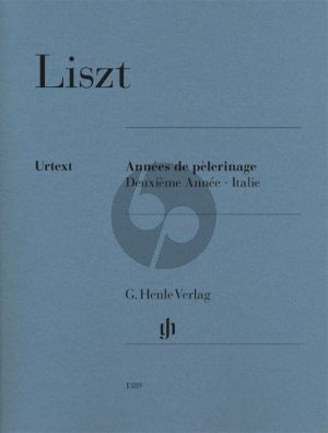 Liszt Années de Pèlerinage 2e Annee - Italie Piano solo (edited by Peter Jost)