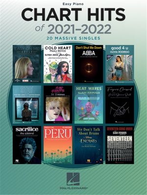 Chart Hits of 2021 - 2022 Easy Piano or Keyboard