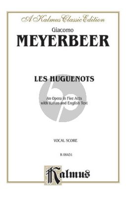 Meyerbeer Les Huguenots Vocal Score (ital./engl.)