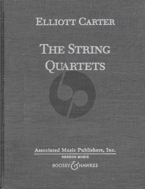 Carter Complete String Quartets Study Score (Hardcover)