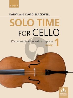 Blackwell Solo Time for Cello Book 1 Cello and Piano Book with Audio online