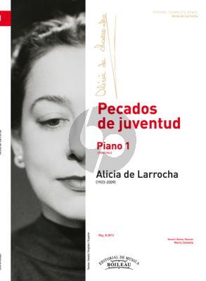 Larrocha Pecados de juventud Vol. 1 Piano solo (Marta Zabaleta)