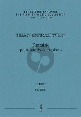 Strauwen Fantaisie Hautbois et Piano