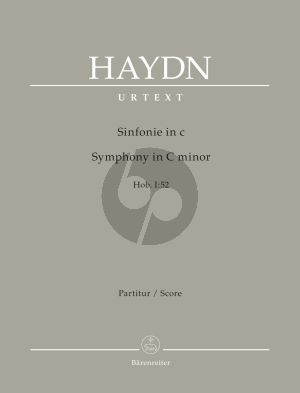 Haydn Symphony in C-minor Hob. I:52 Full Score (edited by Andreas Friesenhagen / Ulrich Wilker and Clemens Harasim)