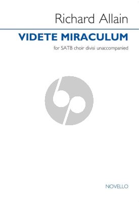 Allain Videte miraculum SATB (with divisi)
