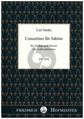 Concertino für Sabine Violine und Klavier