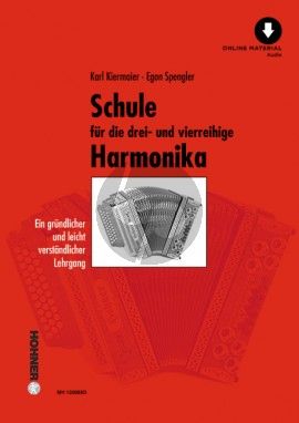 Kiermaier Schule für die drei- und vierreihige Steirische Harmonika  (Buch mit Audio online)