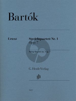 Bartok String Quartet No.1 Op. 7 Set of Parts (Editor: László Somfai / Participant: Zsombor Németh)