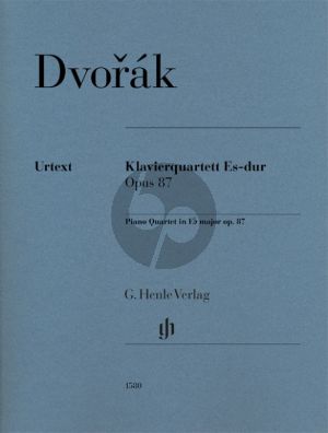 Dvorak Piano Quartet E-flat Major Op.87 (Score and Parts) (Editor: Peter Jost / Fingering: Jacob Leuschner)