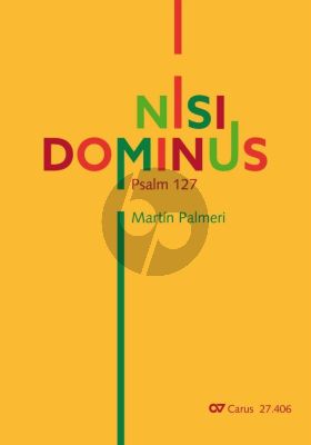 Palmeri Nisi Dominus Psalm 127 Sopran solo, SATB, Bandoneon (Akkordeon), Pfte, 2 Vl, Va, Vc, Cb (Klavierauszug)