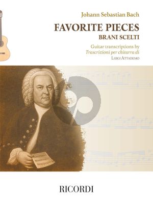 Bach Favorite Pieces for Guitar (transcr. by Luigi Attademo)