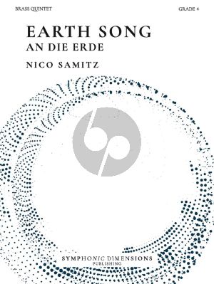 Samitz Earth Song for Brass Quintet (Score/Parts)