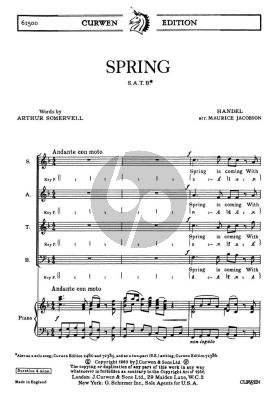 Handel Spring SATB