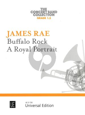 Rae Buffalo Rock - A Royal Portrait for Concert Band (Score and Parts) (The Concert Band Collection Grade 1.5)