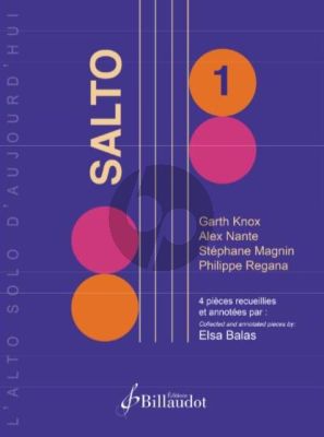 Salto 1 Viola solo (4 Pieces) (edited by Elsa Balas)