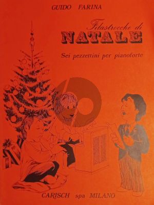 Farina Filastrocche di Natale Piano solo (6 Pezzi)