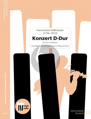 Hoffmeister Konzert D-Dur for Viola and Piano (Simplified Piano Accompaniment!) (Score and Part)