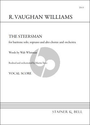 Vaughan Williams The Steersman Baritone-SSAA Chorus and Orchestra (Vocal Score)